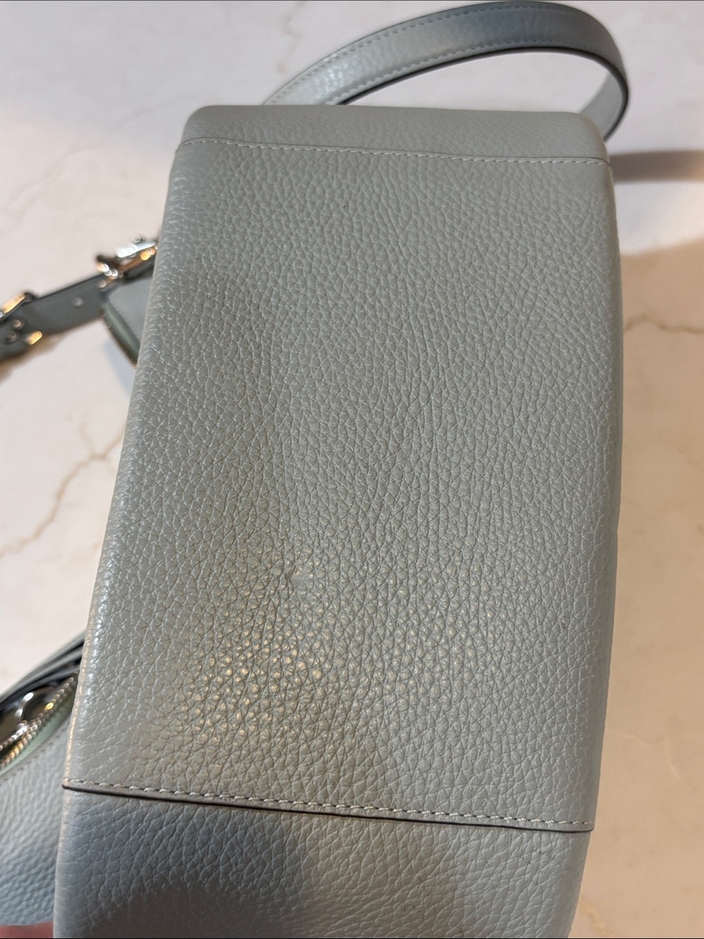 COACH Jules Hobo Bag in Light Blue Pebbled Leather C9190 Like New - Picture 16 of 16